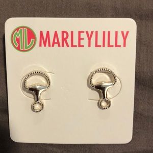 Marley Lilly Horsebit Stud Earrings